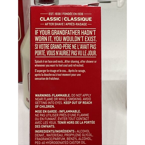 2 Pack Lot Old Spice Men's Classic Scent After Shave 4.25 Fl oz SMELL LIKE A MAN - Picture 3 of 3